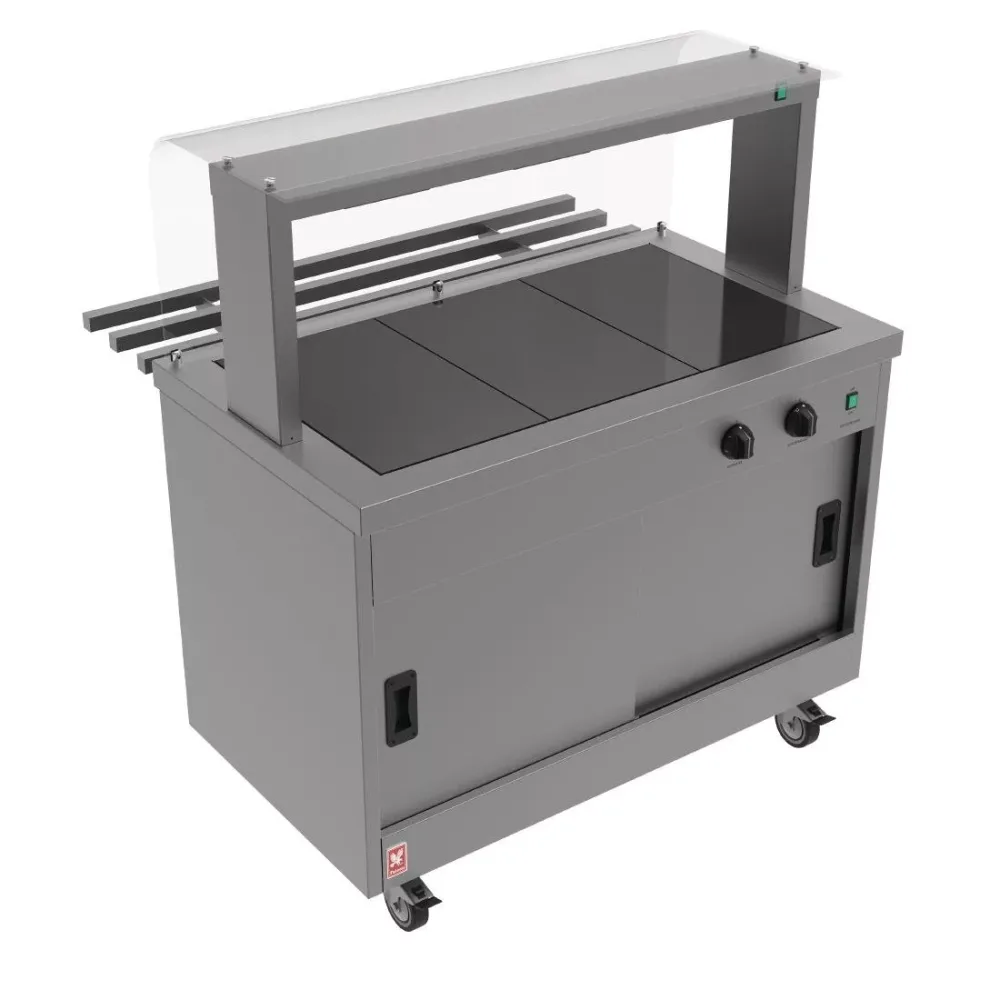 Falcon Hot Cupboard Servery Counter FC3-T - islandcatering