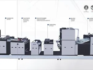 Laminadora Automática de Alta Velocidad con Cuchillo Caliente y Opción UV JDSFHS-850/1050/1300 UV