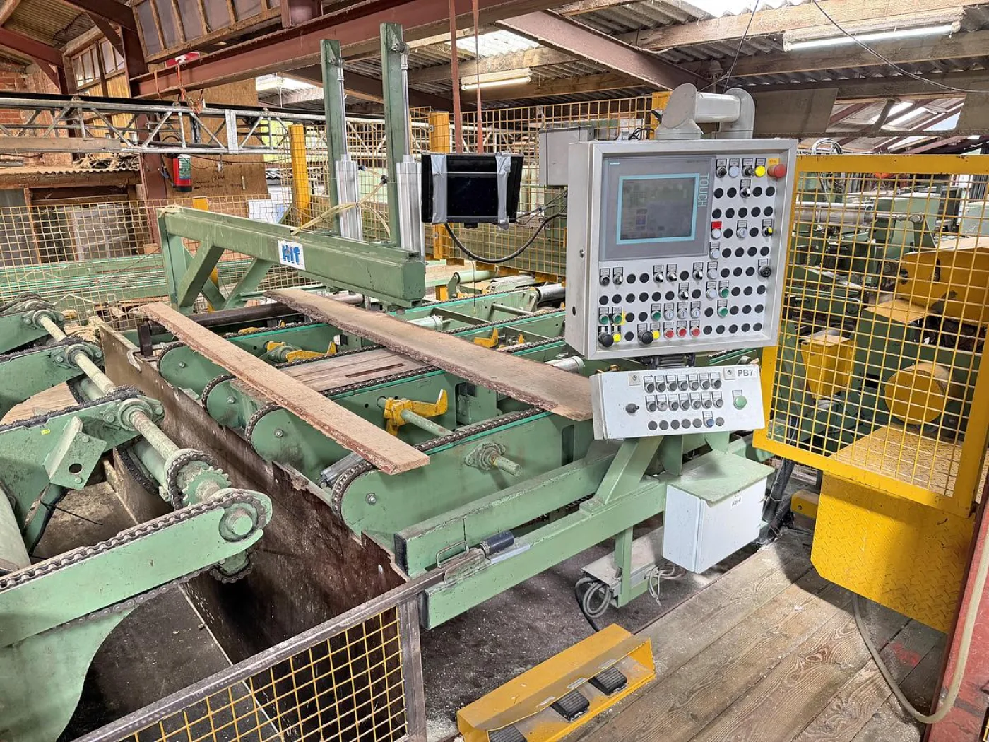 HIT edging line + BONGIANNI multi-ripsaw - 1