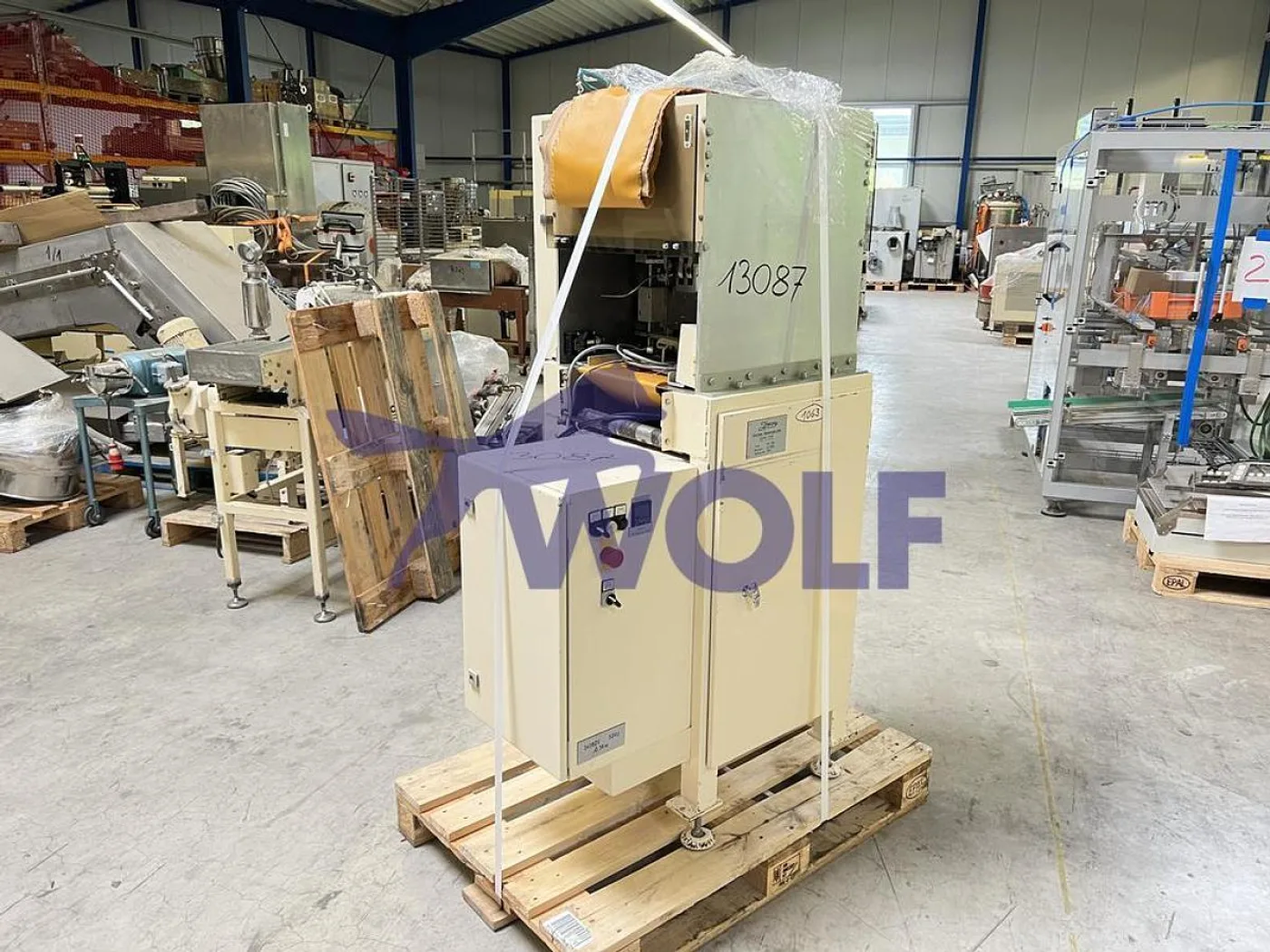 Guillotine/Hackvorrichtung HOPPE - Type GS-280, zum Ablängen der Stränge. - 1
