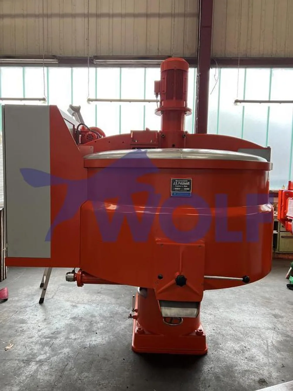 Rund-Conche PETZHOLDT - Type PVS-1000 für ca. 1000 kg.