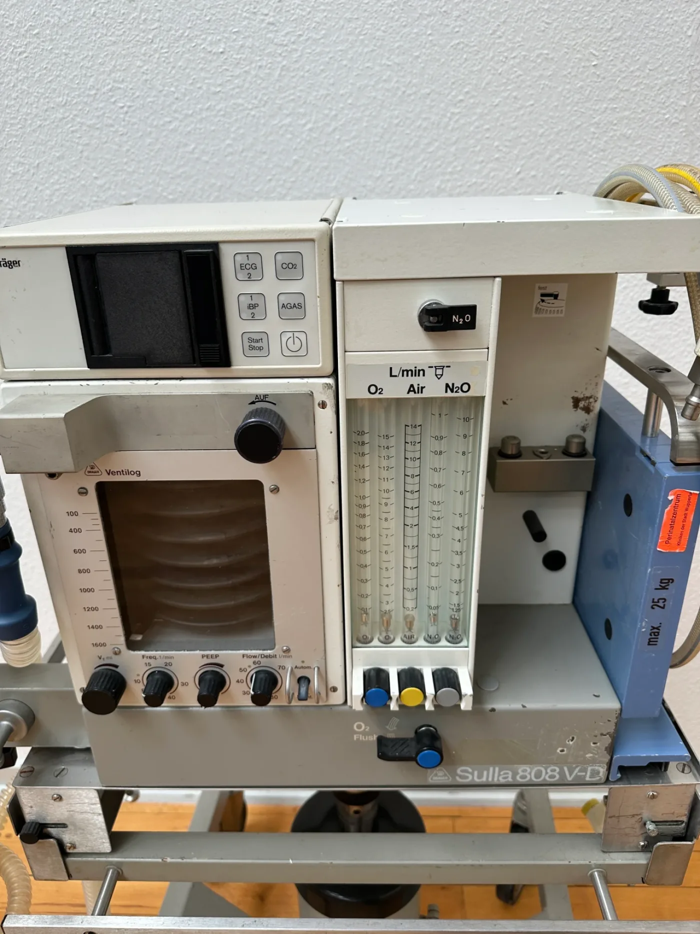 Dräger Sulla 808 VD Narkosebeatmungsgerät - 3