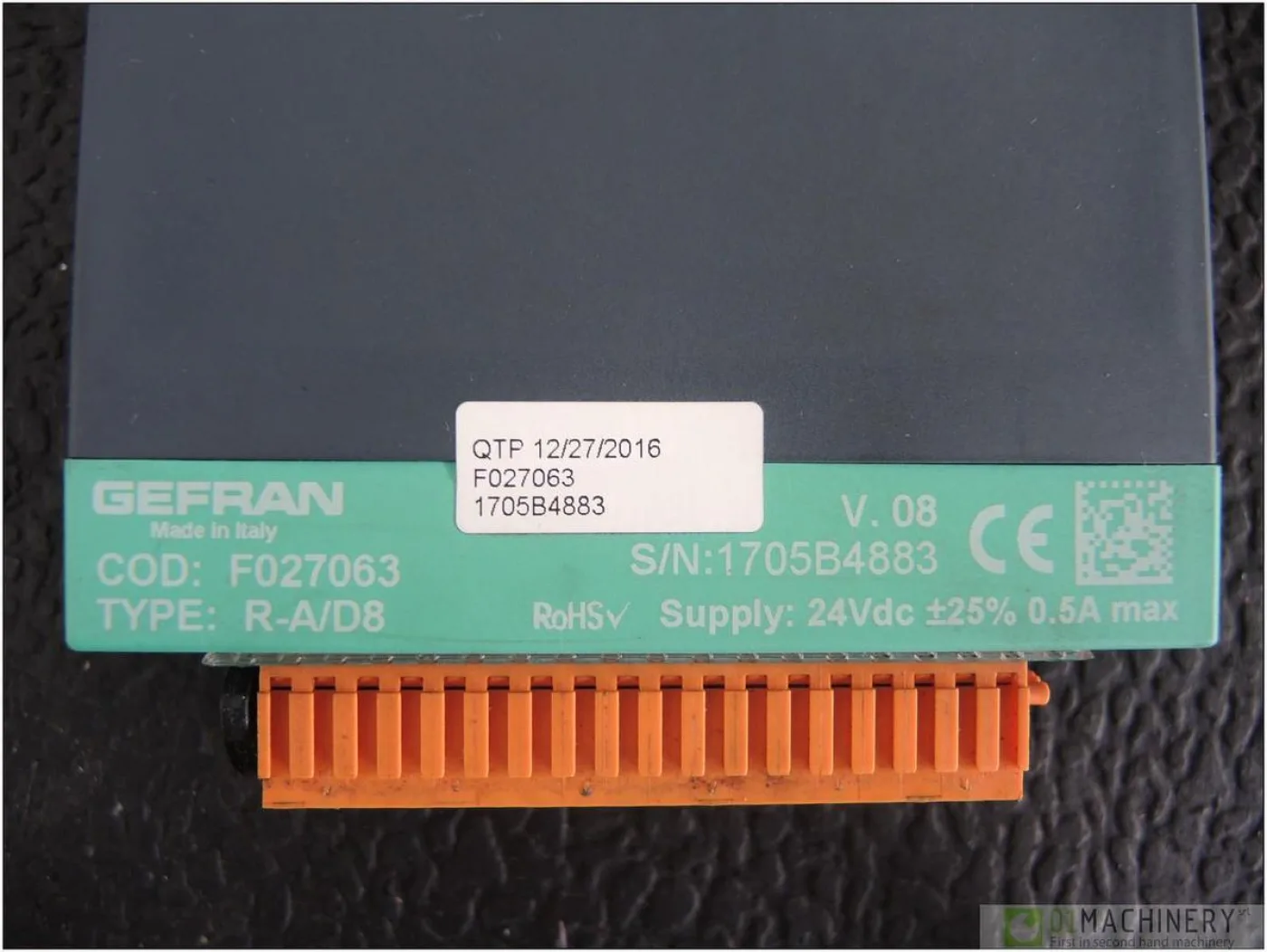 2016 GEFRAN R-A/D8 AI2712 - 4