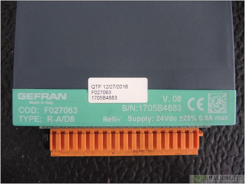 2016 GEFRAN R-A/D8 AI2712