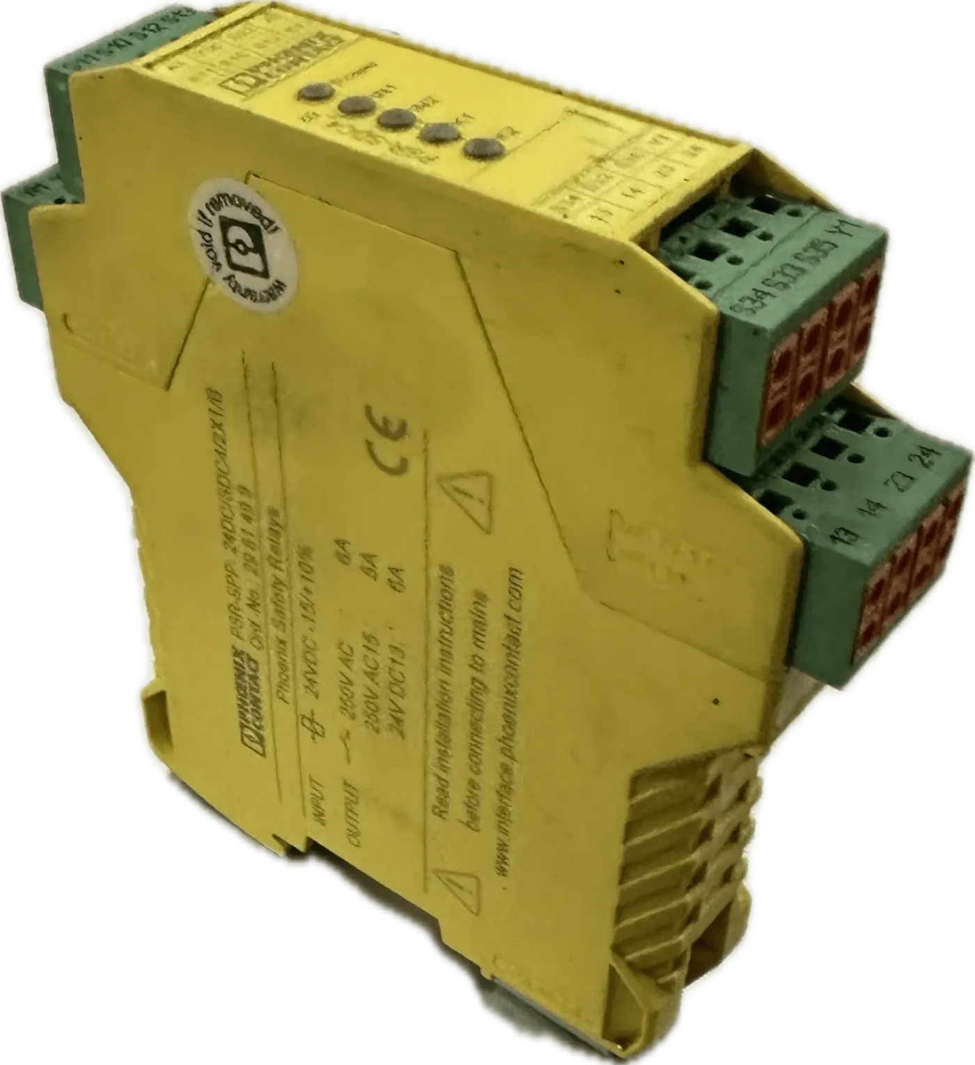 Phönix-Contact Sicherheitsrelais für Not-Halt-, Schutztür- und Magnetschalter sowie für Lichtgitter - 3