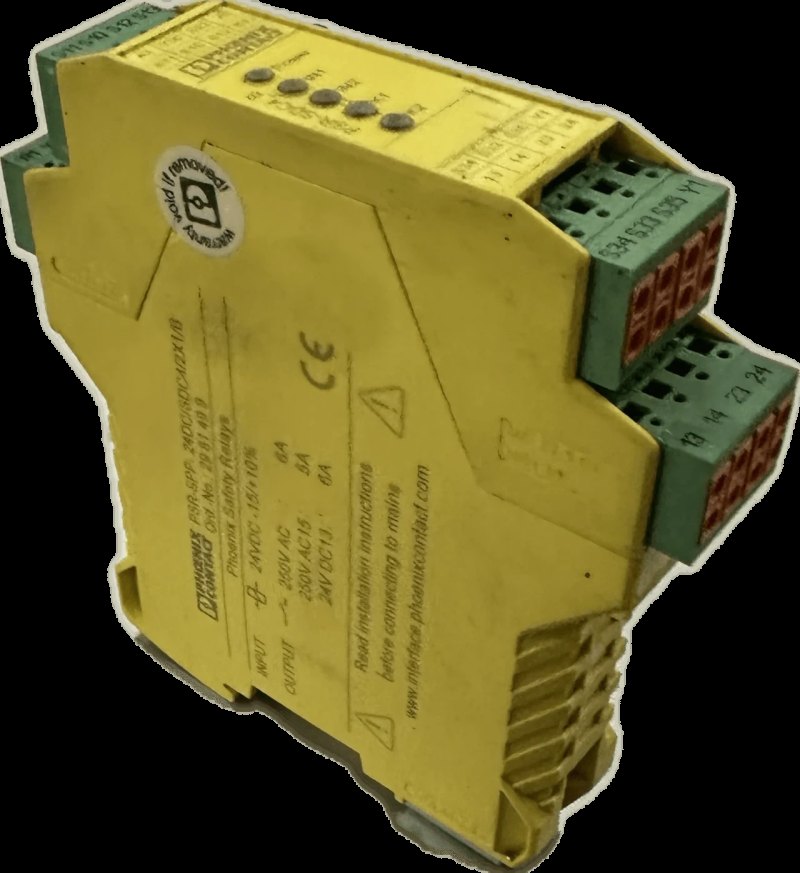 Phönix-Contact Sicherheitsrelais für Not-Halt-, Schutztür- und Magnetschalter sowie für Lichtgitter