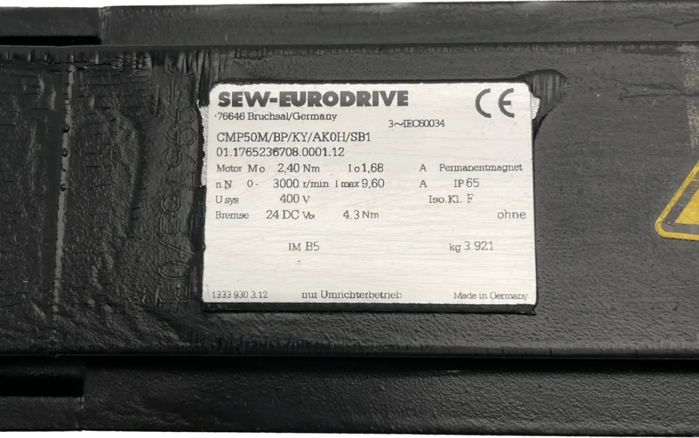 SEW-Eurodrive Servomotor CMP50M/BP/KY/AK0H/SB1 - 2