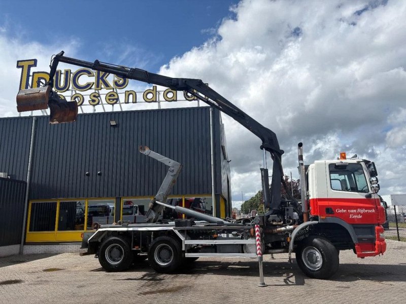 Ginaf X 3335 S + PALFINGER E140 Z 81 + REMOTE + 6X6 + MANUAL + HOOK SYSTEM + EURO 3