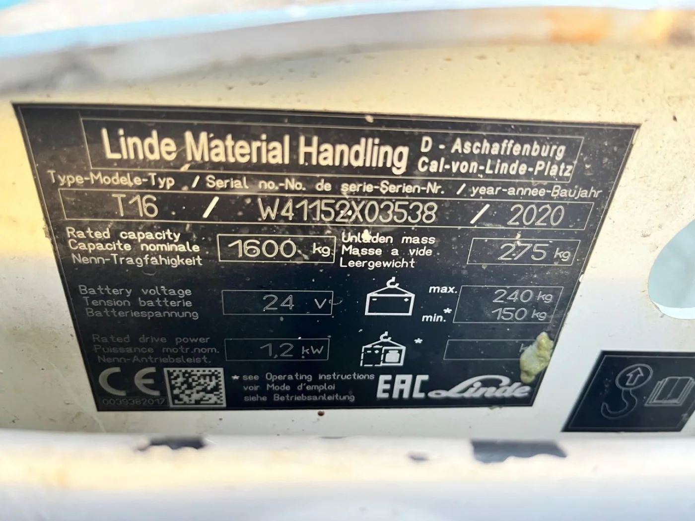 Linde T16 - 8