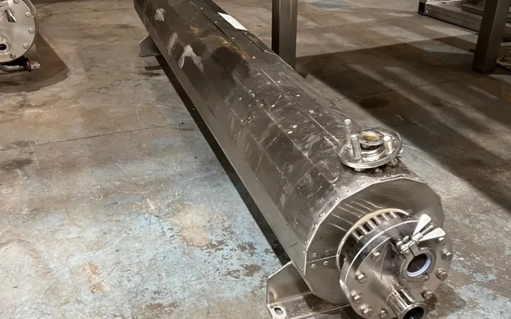 USED SOFAST STAINLESS STEEL HEAT INSULATED TUBULAR EXCHANGER 1.53 M2