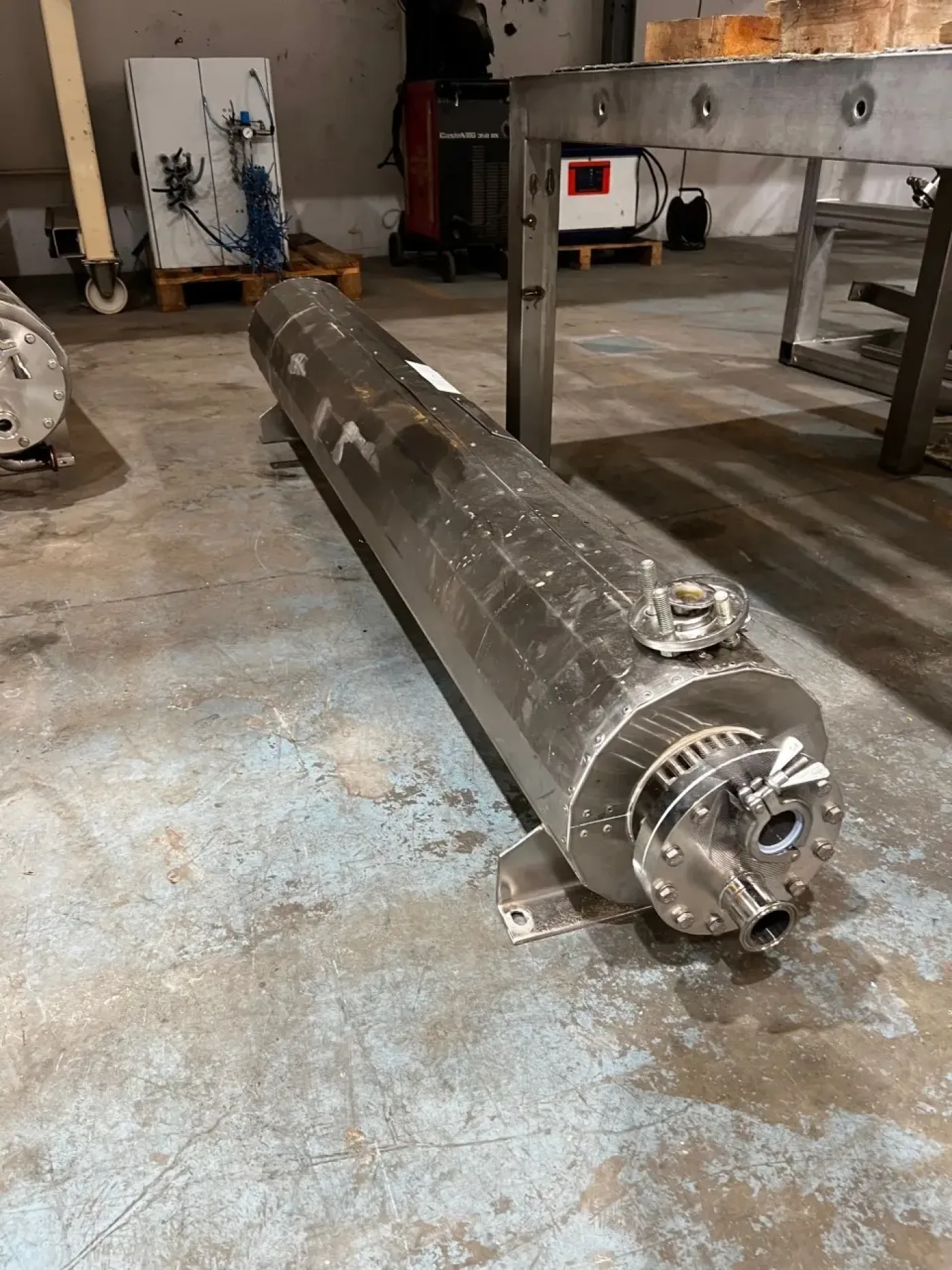 USED SOFAST STAINLESS STEEL HEAT INSULATED TUBULAR EXCHANGER 1.53 M2 - 1