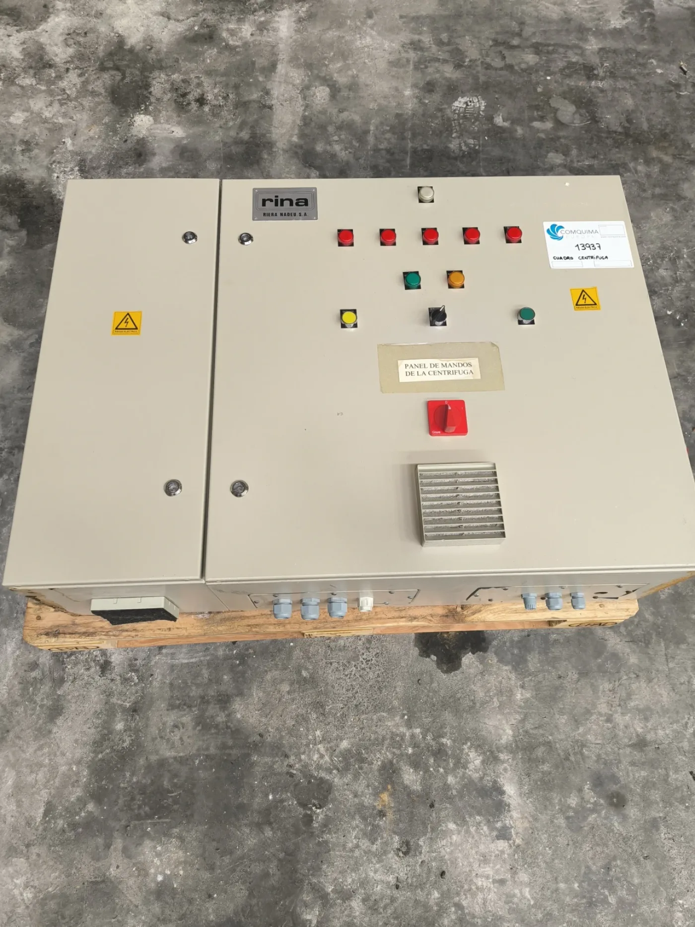 ATEX CENTRIFUGE RIERA NADEU 100F-600 STAINLESS STEEL WITH CONTROL PANELS - 1