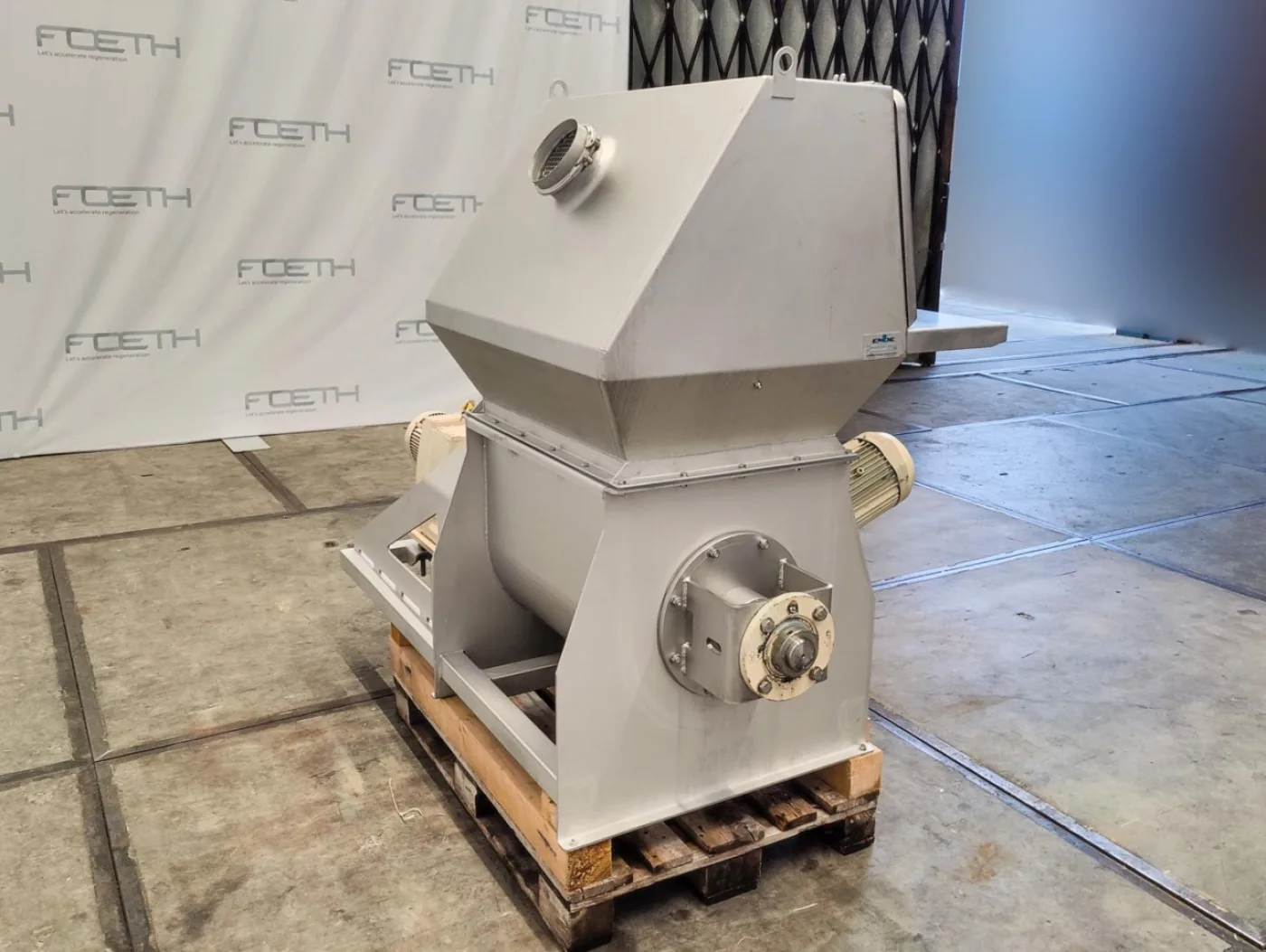 Emde Nassau ESM-80 with dumping cabinet ST-100 - Ribbon blender - 8