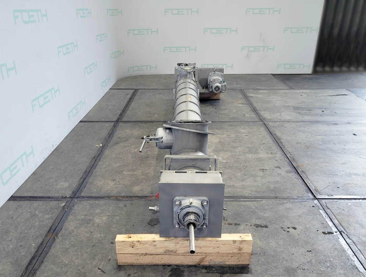 Dia 250 IO 2700 jacketed - Horizontal screw conveyor - 6