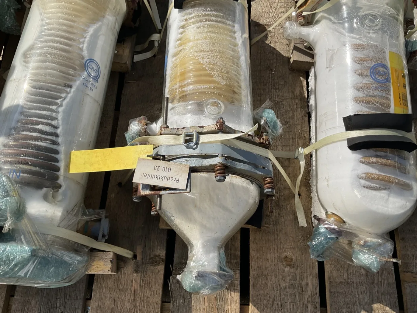 QVF Glasstechnik Glass spiral 1,5m² - Shell and tube heat exchanger - 4