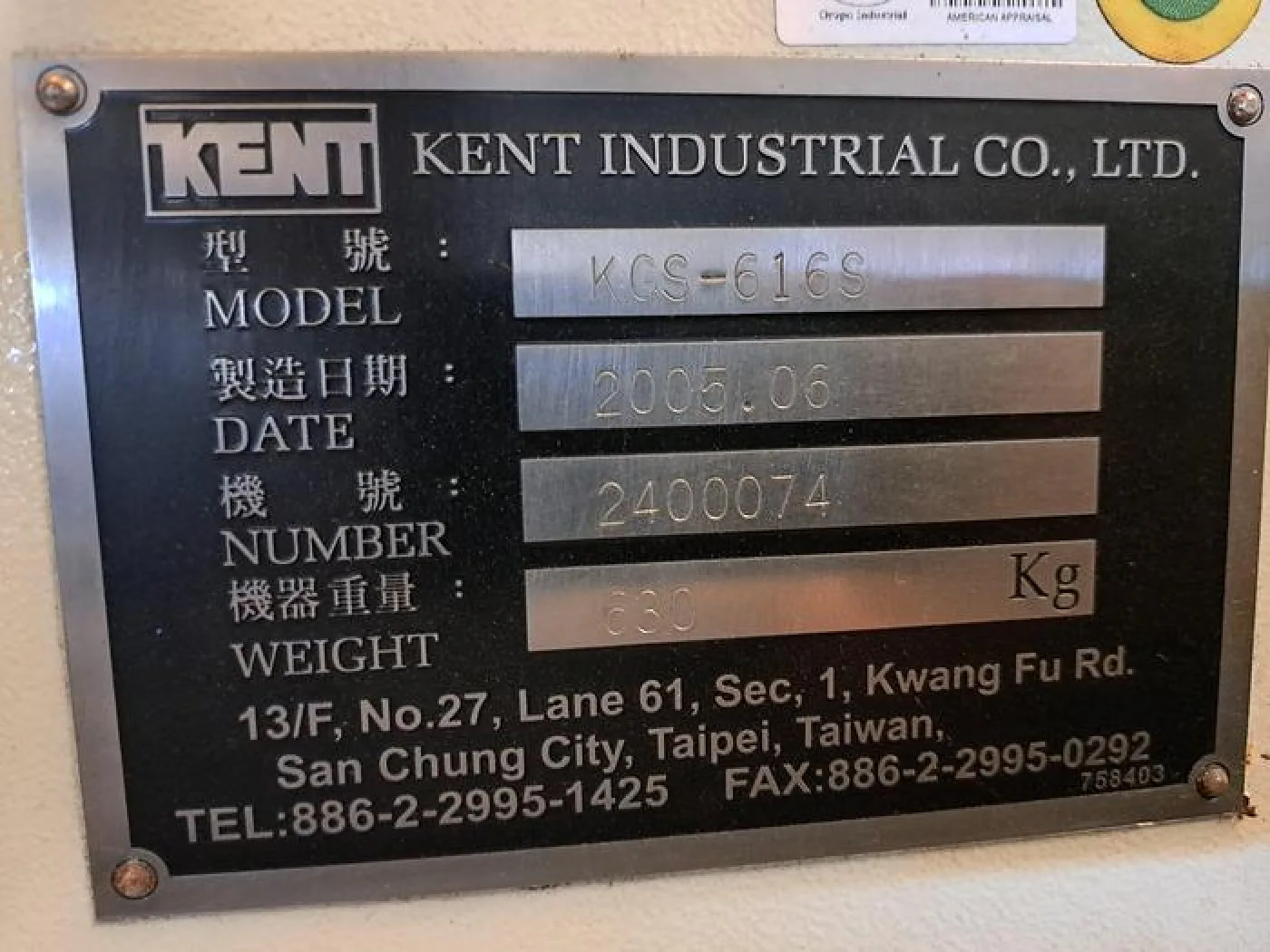 Retificadora KENT KGS 616S - 2