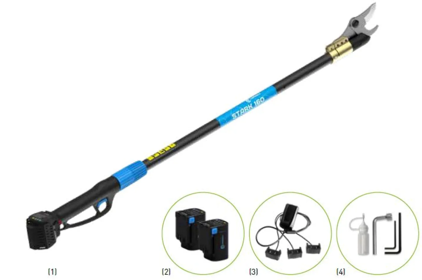 Campagnola snoeischaar STARK op verlengsteel 160cm - 3