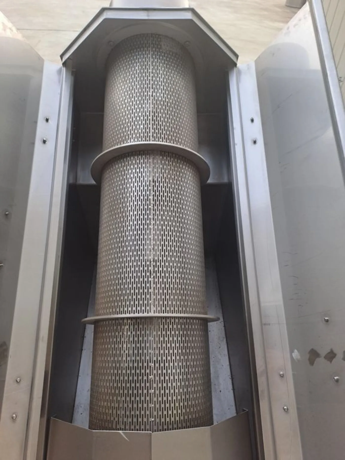 STAINLESS STEEL BELT ELEVATORE/DRAWERS BOSIO BRAND, SECOND HAND MACHINE - 8