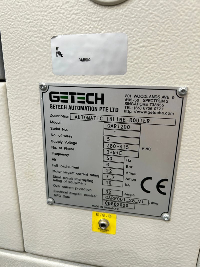GETECH GAR1200, inline router, vintage 2020