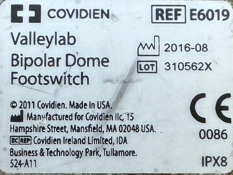 Covidien Bipolar Footswitch REF E6019