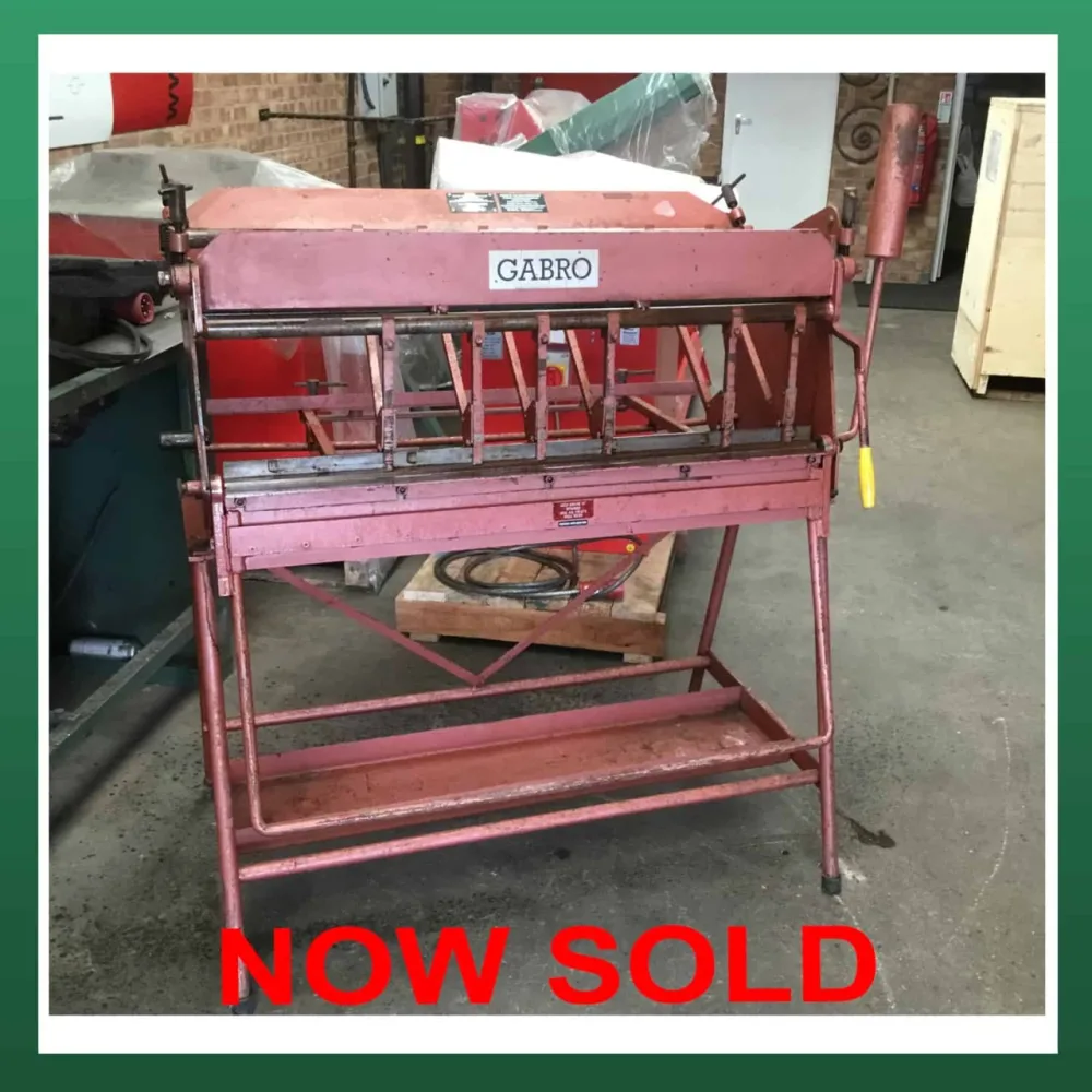 GABRO Box and Pan Folder 1000mm - WNS - W. Neal Services Ltd