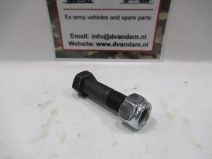Bout + zelfborgende moer aandrijfas ( transmissie-rem)