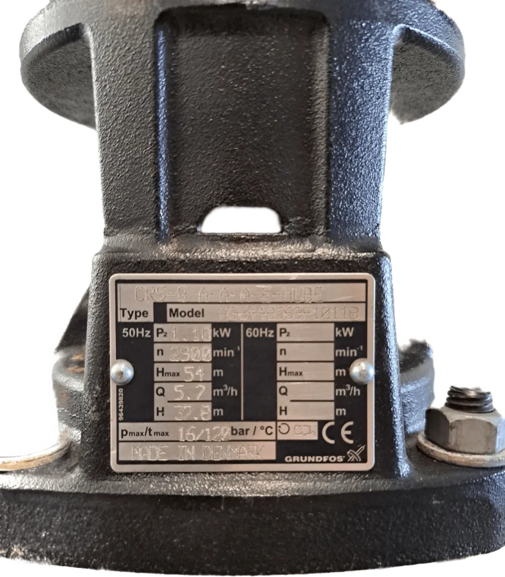 Grundfos mehrstufige Kreiselpumpe CR 5