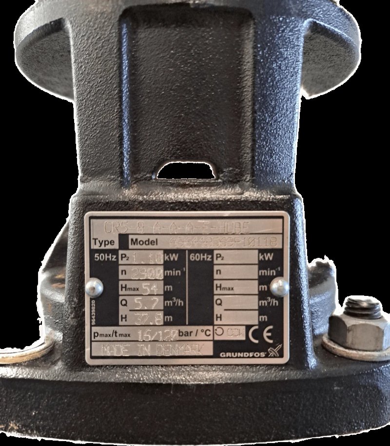 Grundfos mehrstufige Kreiselpumpe CR 5