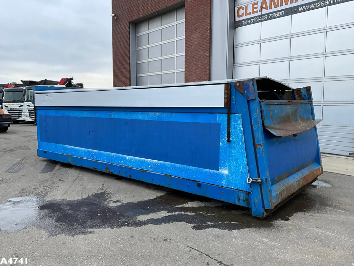Container 21m³ met Hydraulische milieukleppen - 2