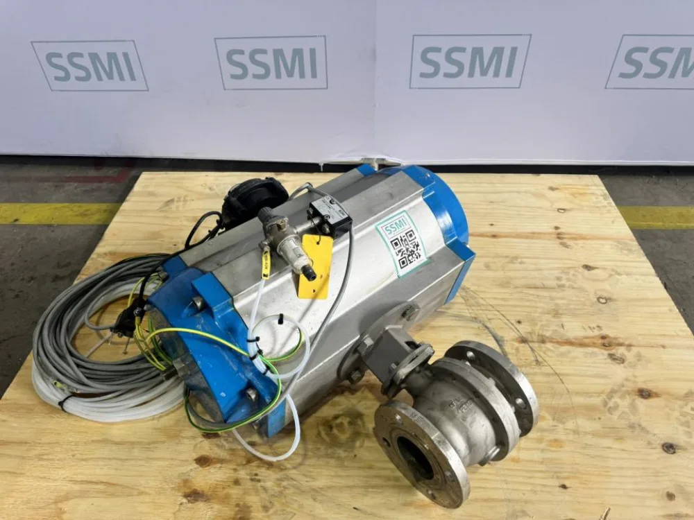 2019 EVAC / Max-Air Technology Pneumatic actuated butterfly valve assembly