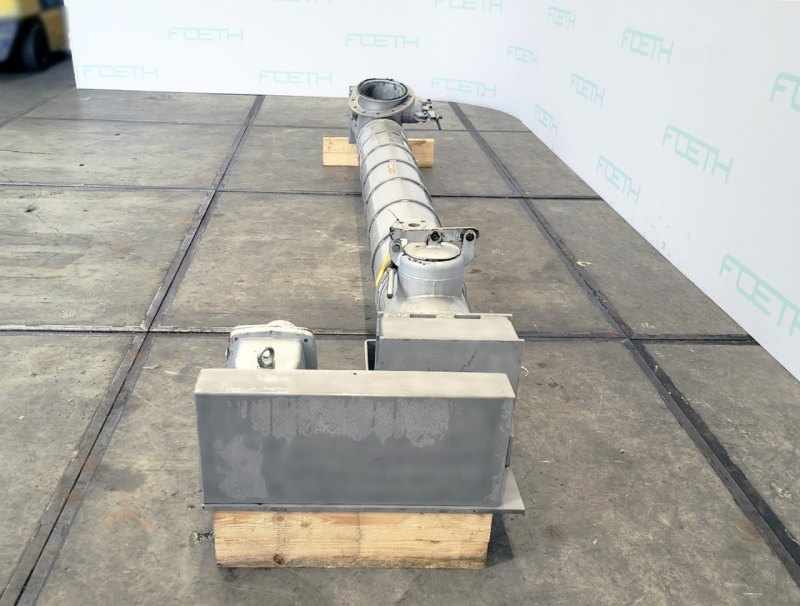 Dia 250 IO 2700 jacketed - Horizontal screw conveyor