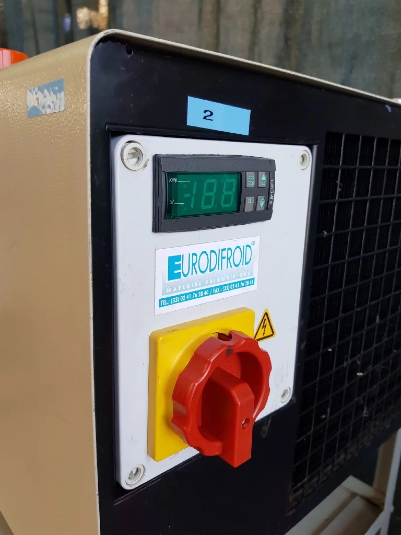 UNITÀ REFRIGERATORE CHILLER – EURODIFROID – MOD. RFC12 - 8