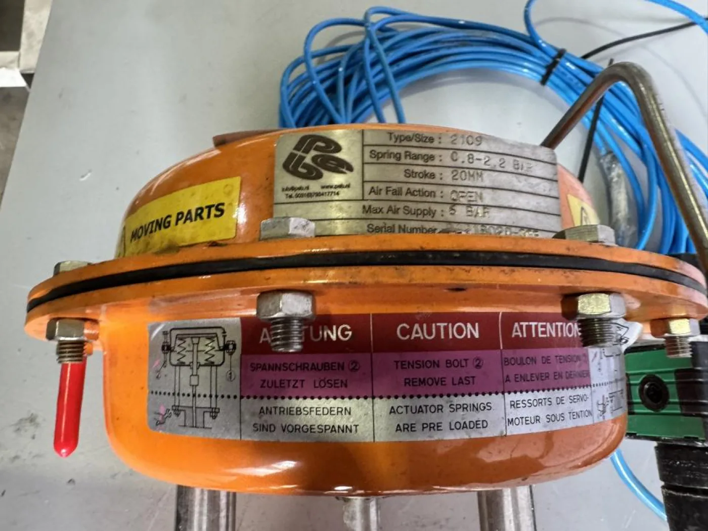 2021 Flowserve Pneumatic control valve actuator with digital positioner - 4
