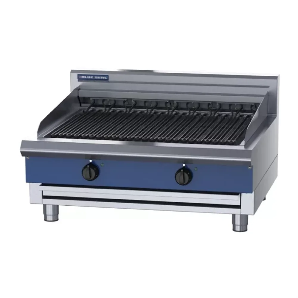Blue Seal 900mm Elec Chargrill UKE596D-B - islandcatering
