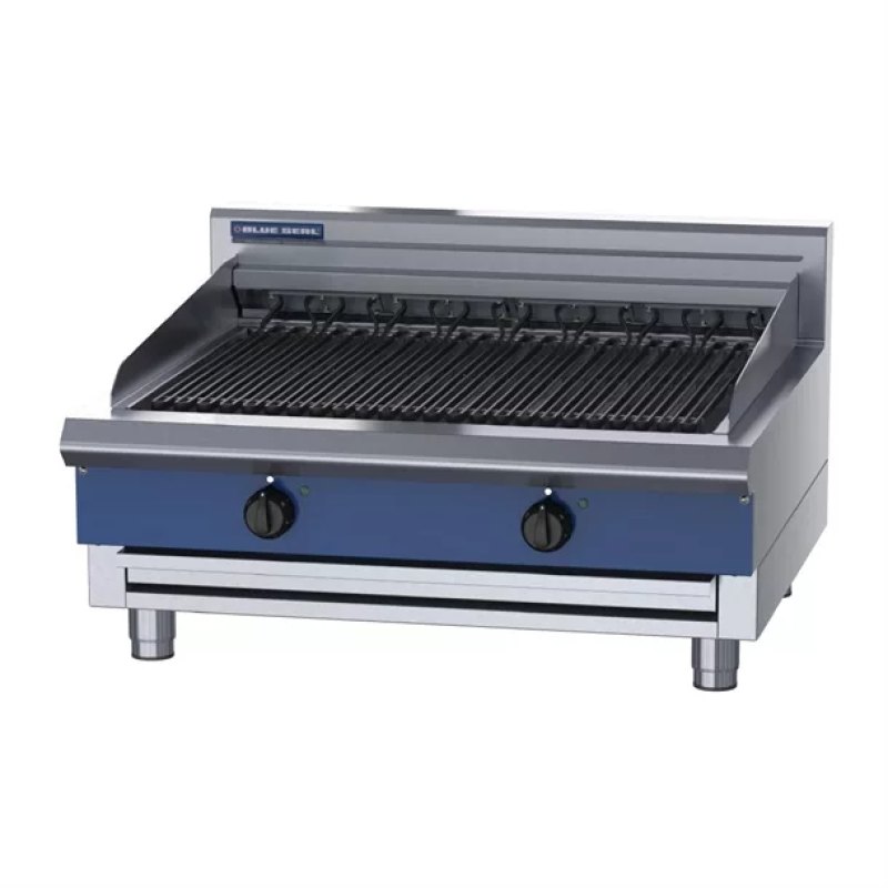 Blue Seal 900mm Elec Chargrill UKE596D-B - islandcatering