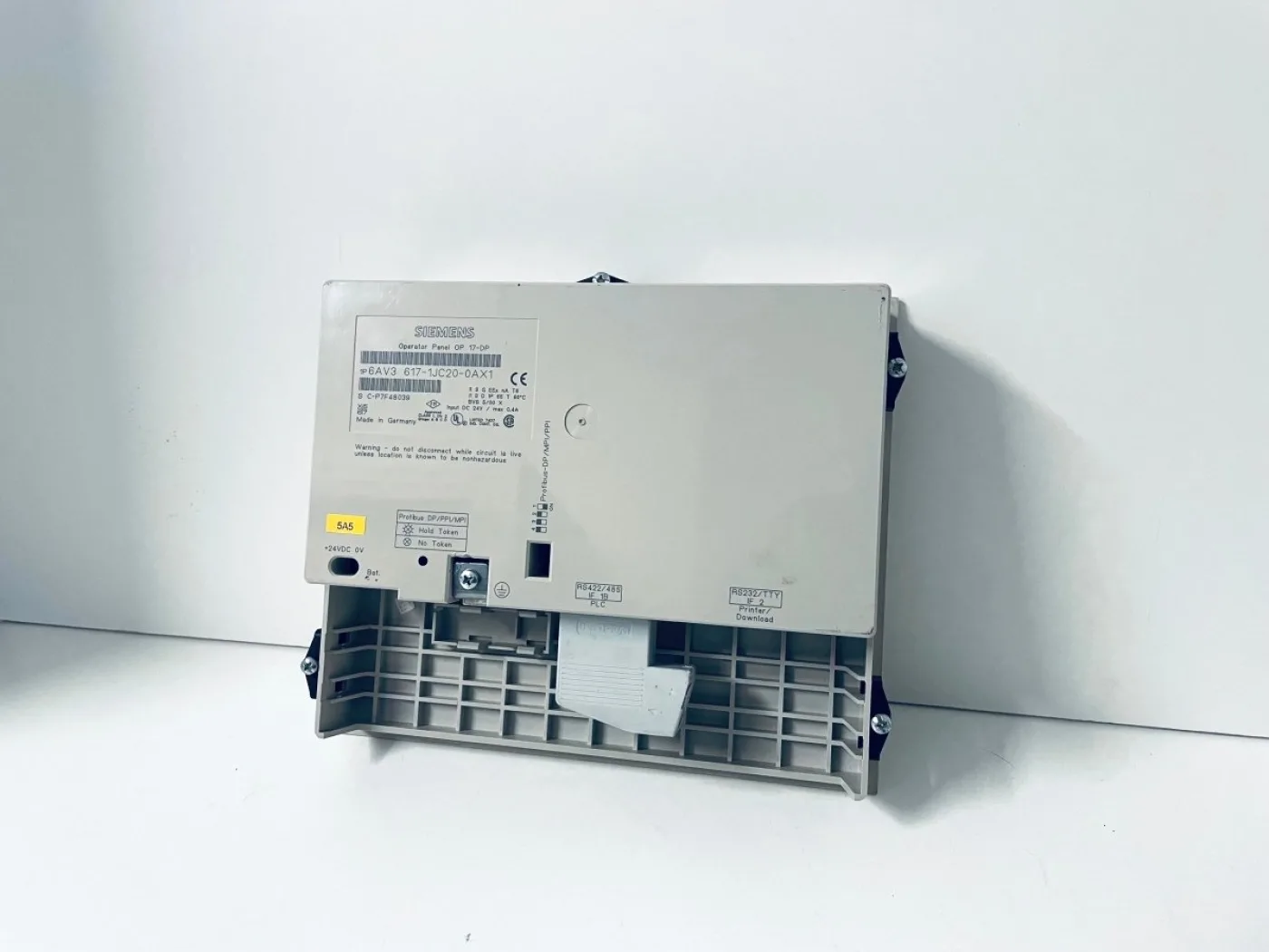 Siemens SIMATIC OP 17-DP 6AV3617-1JC20-0AX1 C-P7F48039 - 2