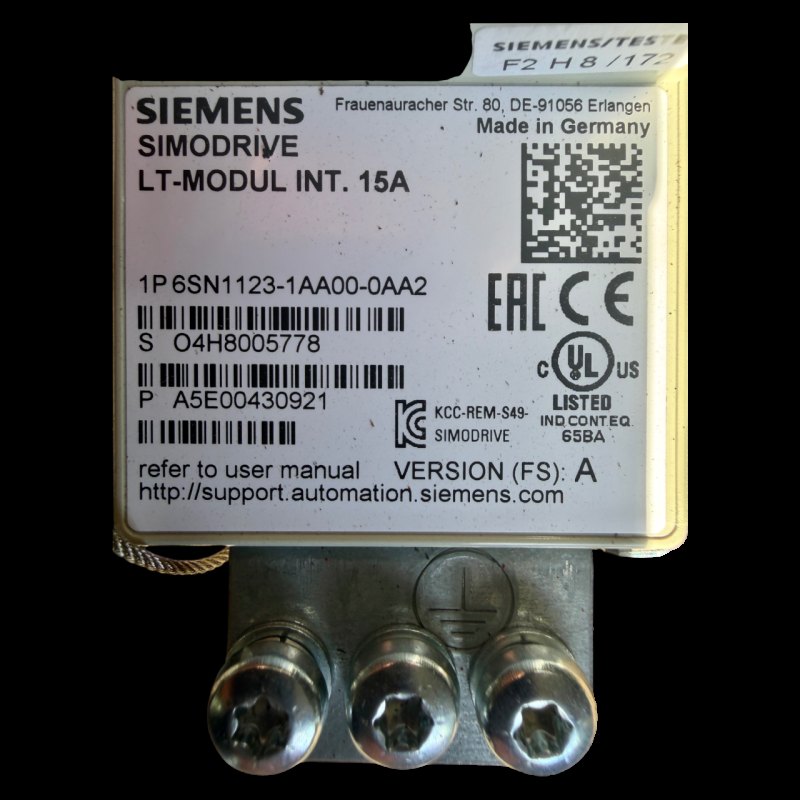 Siemens SIMODRIVE LT-MODUL INT. 15A Art.-Nr. 6SN1123-1AA00-0AA2
