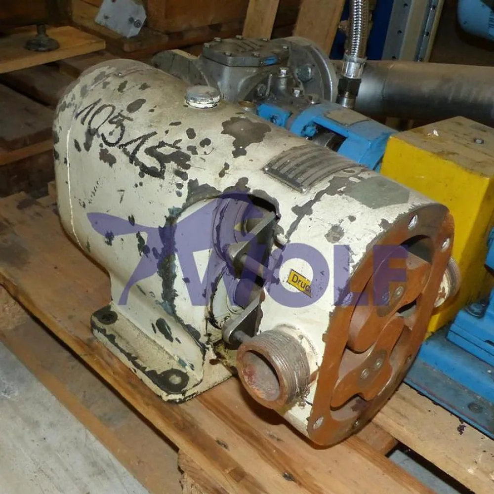 Drehkolben-Massepumpe SSP - Type 200-IPG ohne Antriebsmotor.