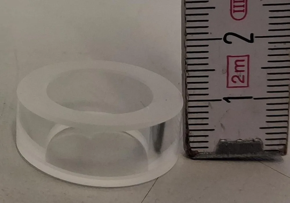 Normag Distanzstück aus Glas Typ PDG015/010-P DN 15 Länge 10 mm