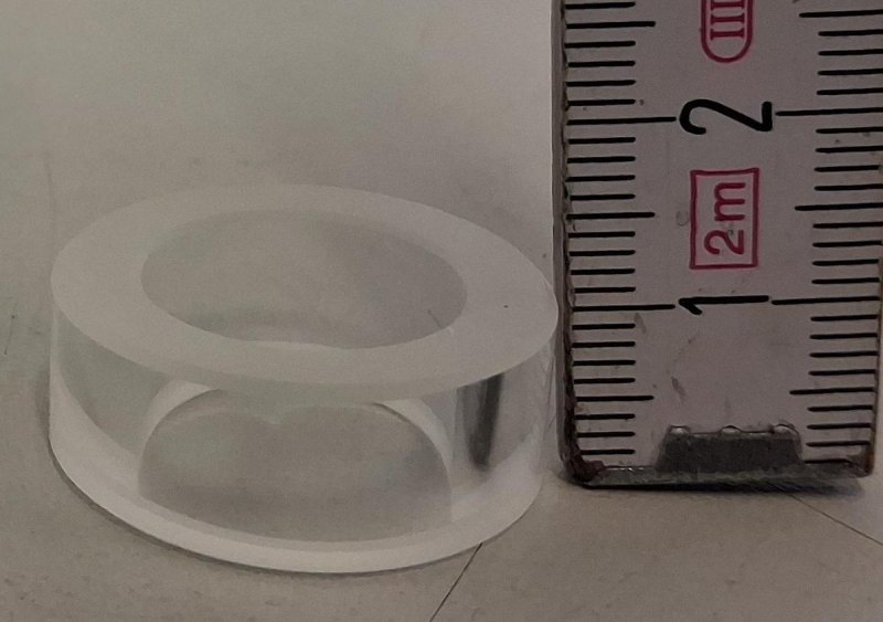 Normag Distanzstück aus Glas Typ PDG015/010-P DN 15 Länge 10 mm