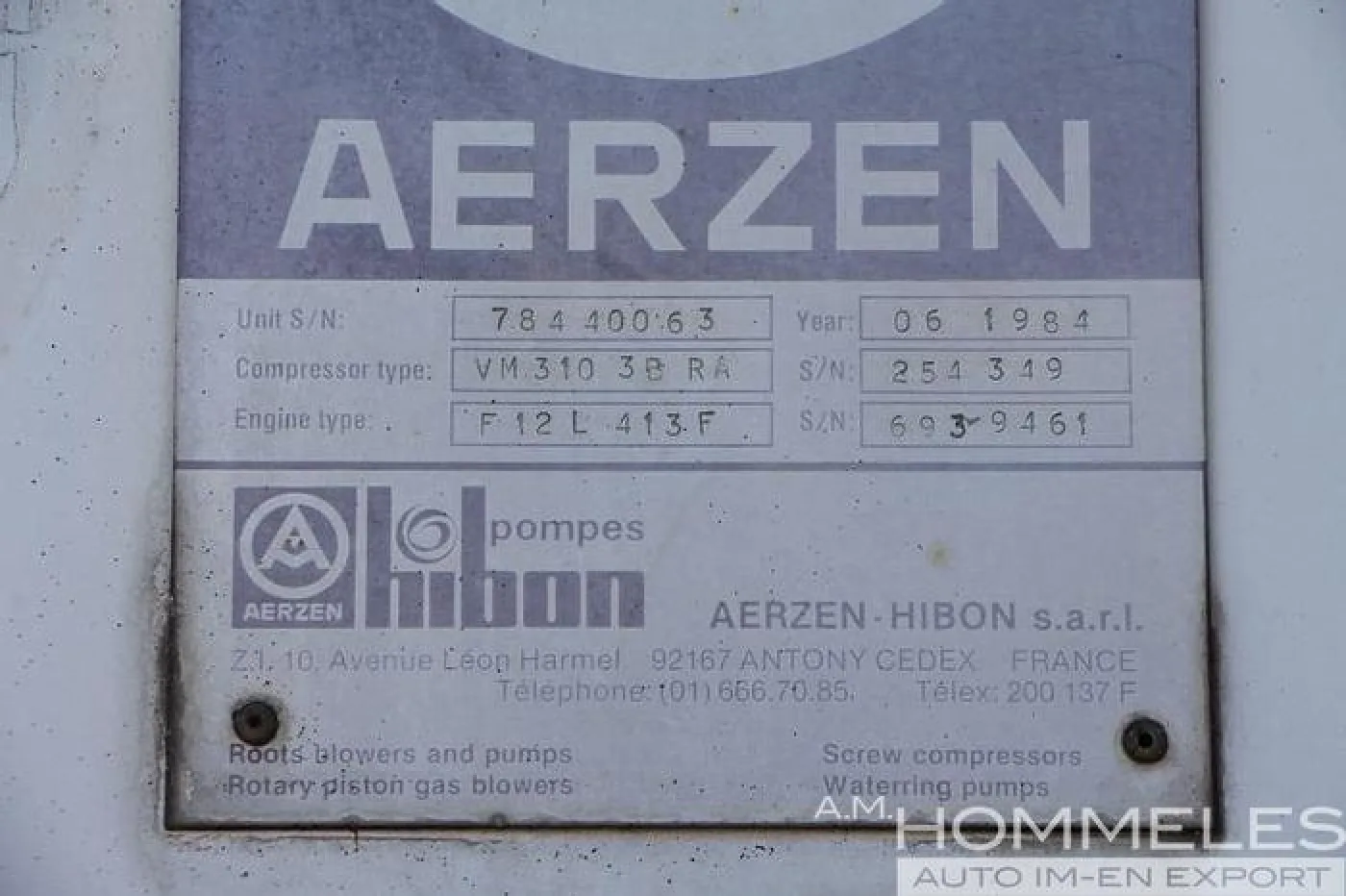 Aerzen-Hibon 150ppm - 2
