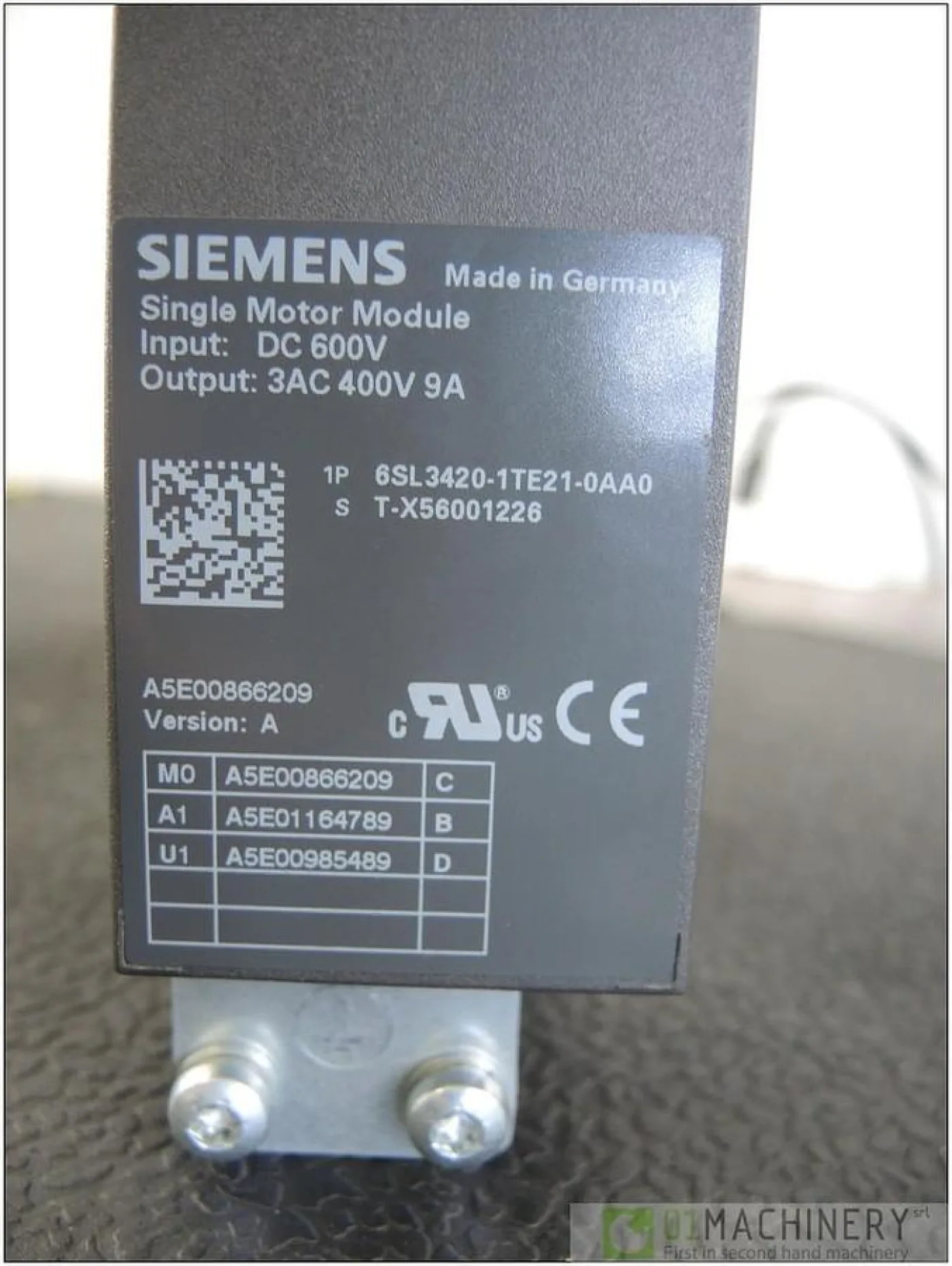 2009 SIEMENS 6SL3420-1TE21-0AA0 AI2537 - 3