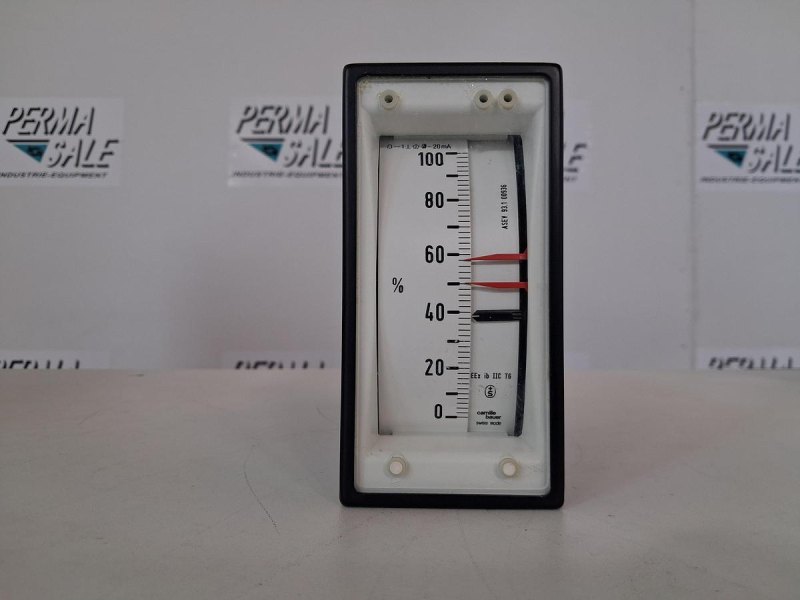 Camille Bauer Messspulinstrument 0–20 mA Min/Max Kontex Schalttafeleinbau