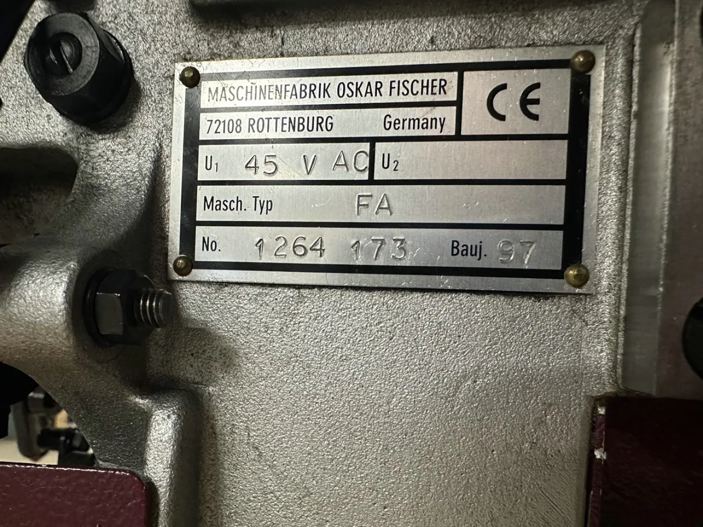 Fischer Poege - warp knotting machine, type FA - 2