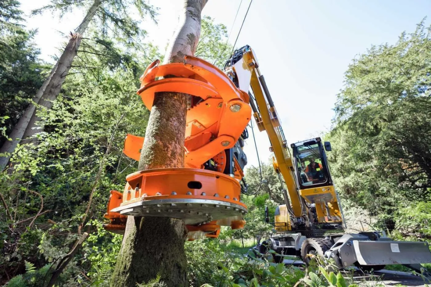 Westtech Woodcracker C450 Fällgreifer Baumschere - 5