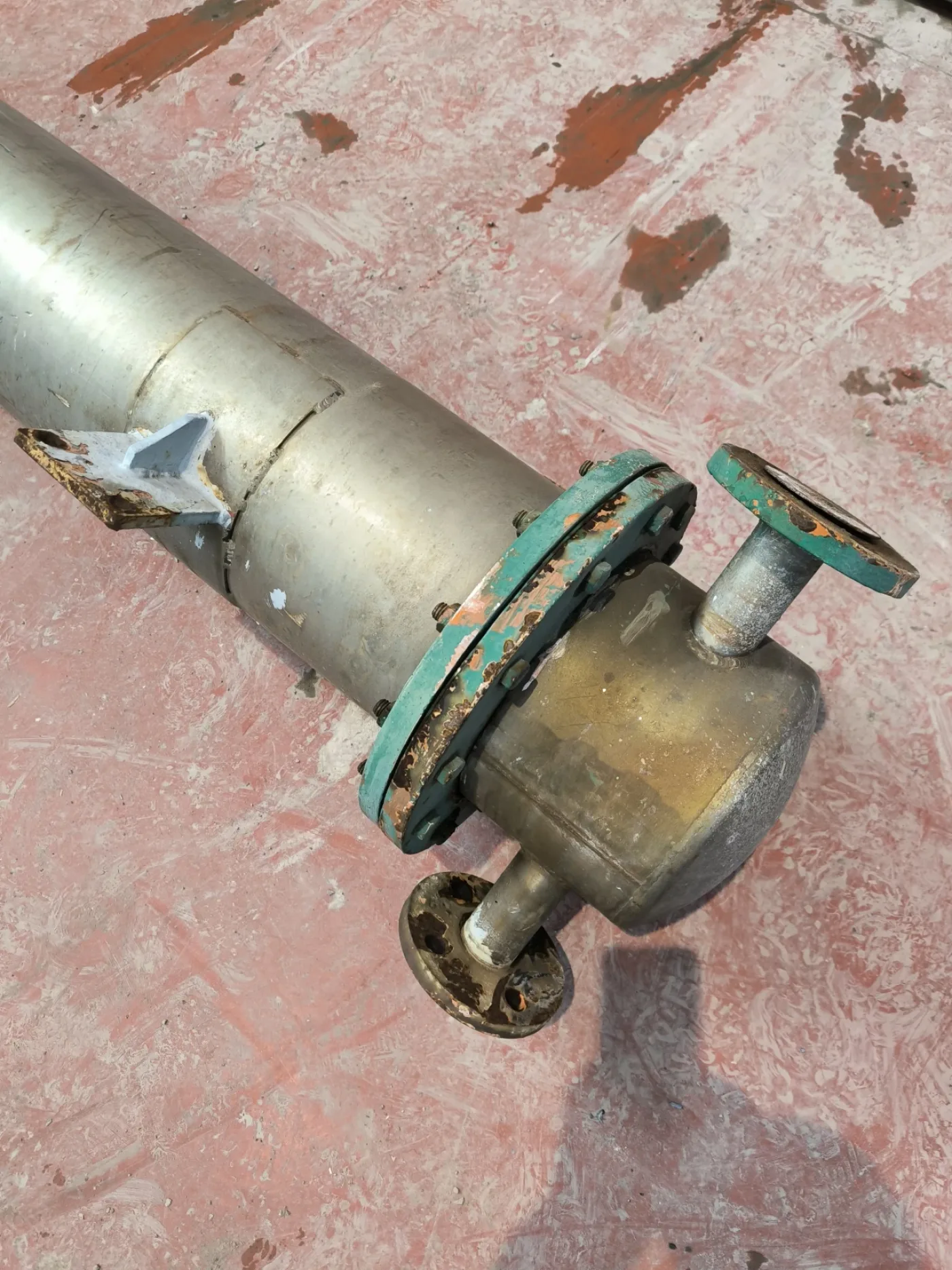 STAINLESS STEEL TUBULAR HEAT EXCHANGER 3.4 M² - 3
