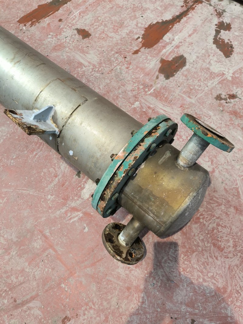 STAINLESS STEEL TUBULAR HEAT EXCHANGER 3.4 M²