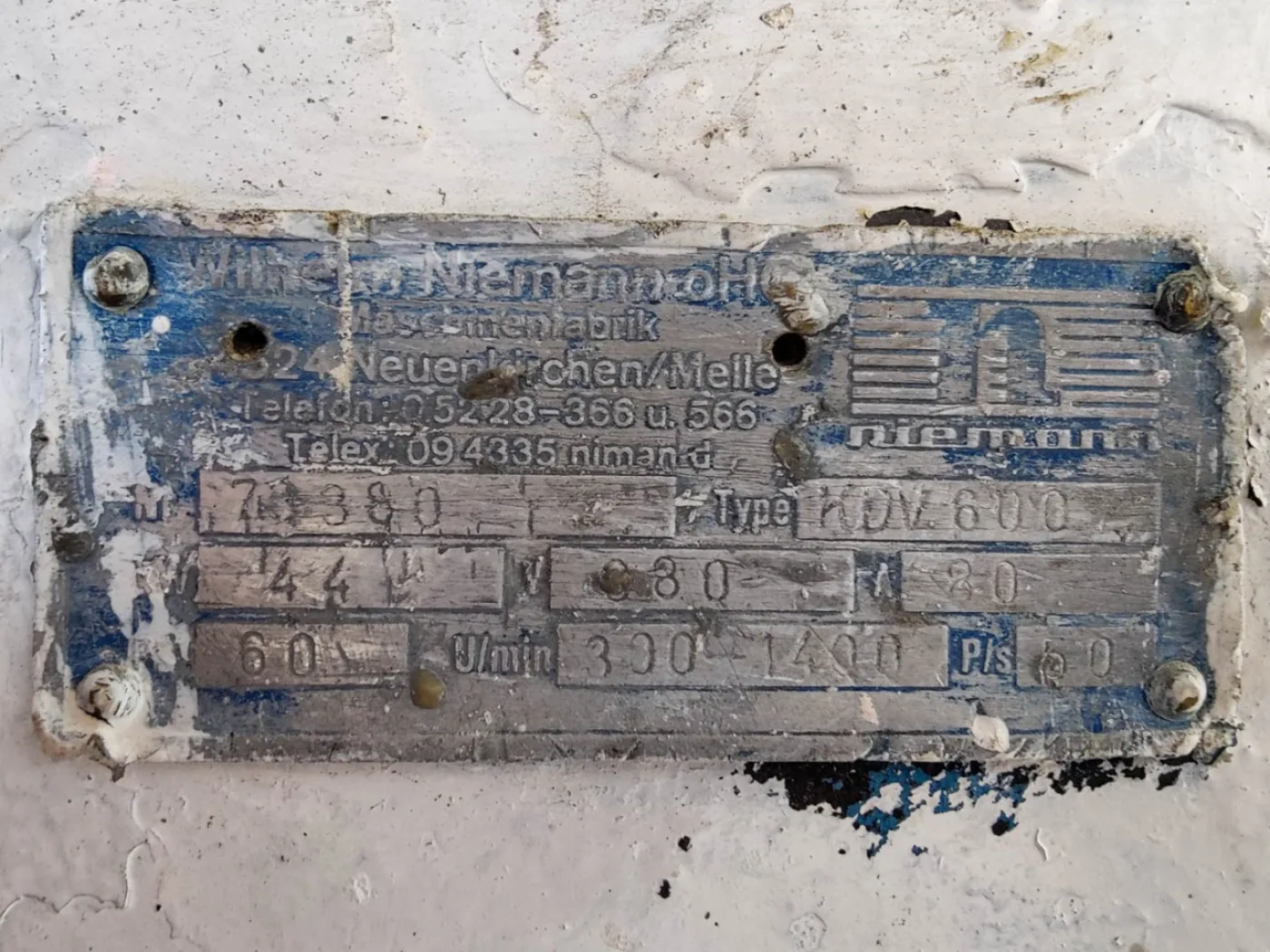 Niemann KDV-600 - Dissolver - 5