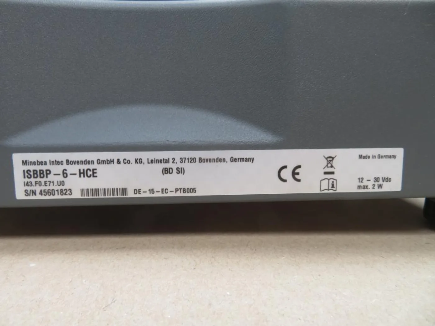Minebea Intec Bovenden GmbH Minebea Intec Combics 3 ISBBP 6 HCE Scale with Weighing Indicator- Produktion Line - 5