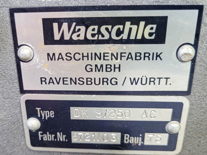 Waeschle DK 8/250CC - Rotating valve